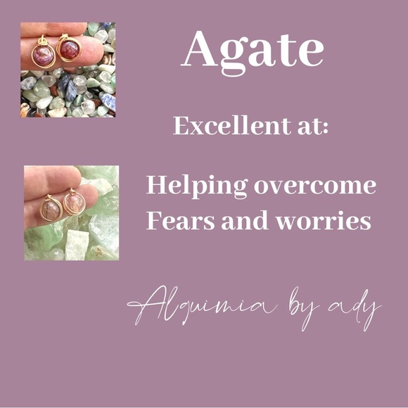 Crazy lace agate/Laguna Agate gold beaded bracelet/happiness and courage - Picture 7 of 7